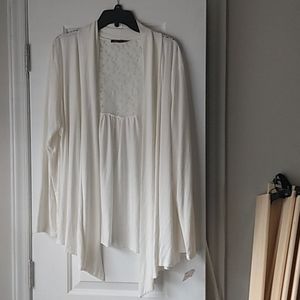 Jersey cotton lace back